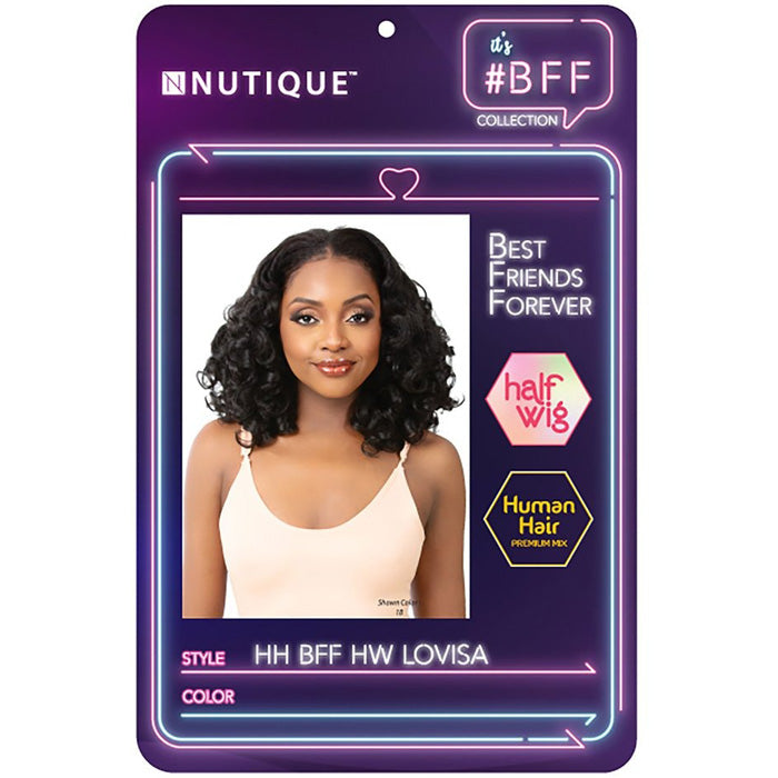 Nutique BFF Human Hair Blend Half Wig - LOVISA