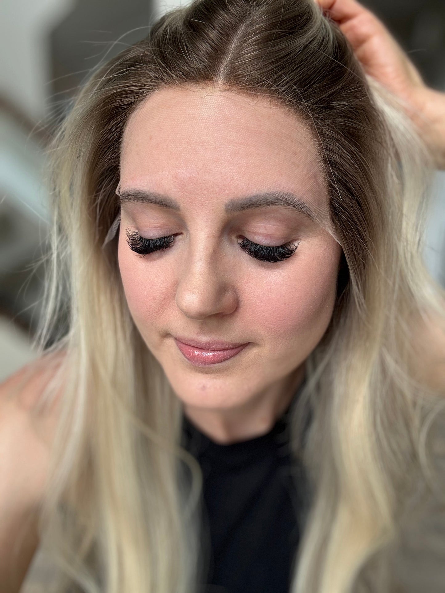 RESERVED FOR ZENNETTE - 26" Ashley Luxury Cap Lace Top Wig (M) May 29th