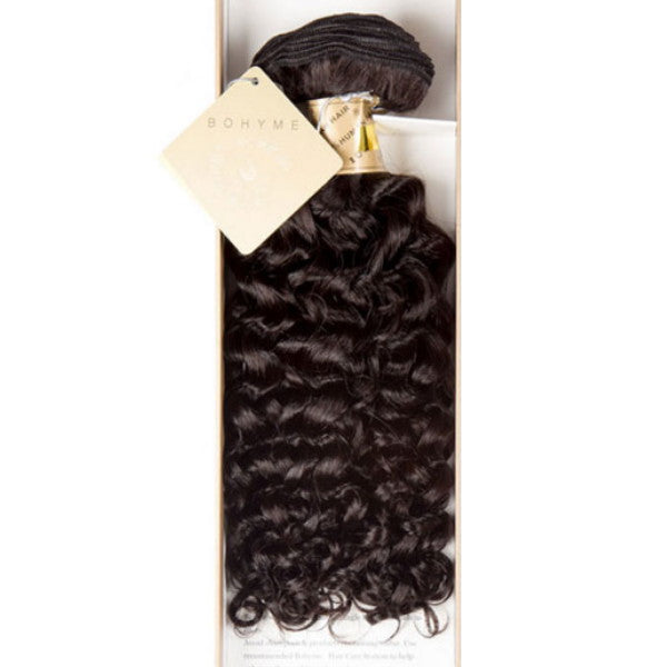 Bohyme Birth Remi 100% Unprocessed Virgin Human Hair Weave - TIGHT CURLS 14" (Machine Tied)