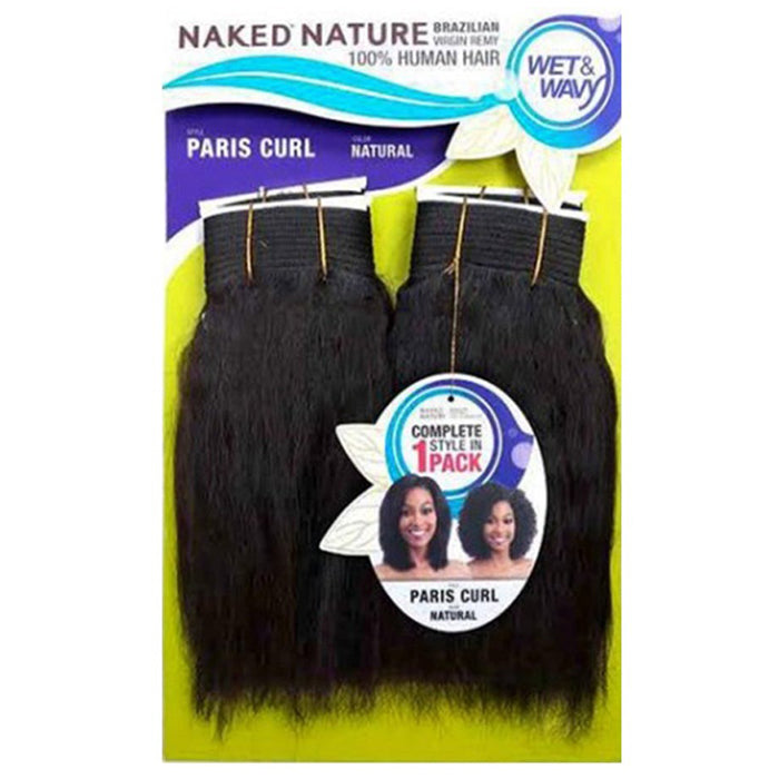 Shake-N-Go Naked Nature Wet & Wavy 100% Brazilian Virgin Remy Human Hair Weave - PARIS CURL