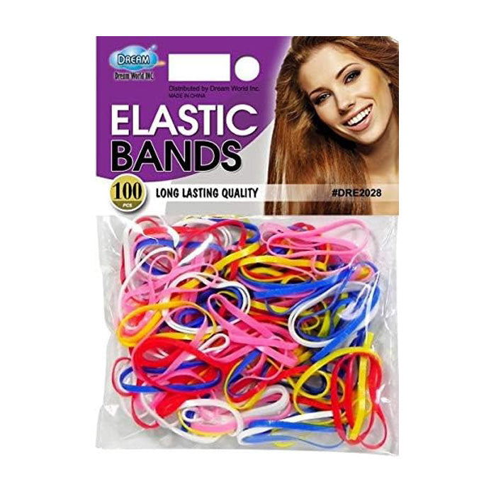 Dream World Assorted Jumbo Elastic Bands 100pcs (DRE2028)