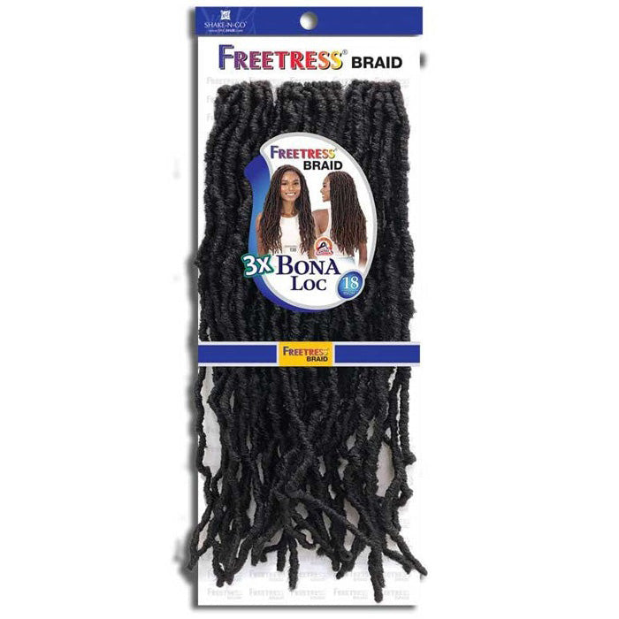 Freetress Pre-Looped Crochet Braid - 3X BONA LOC 18"
