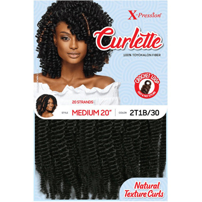 Outre X-Pression Curlette Crochet Loop Braid - MEDIUM 20"