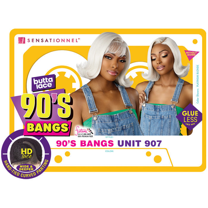 Sensationnel Butta Lace 90's Bangs Glueless HD Lace Front Wig - 90's BANGS UNIT 907