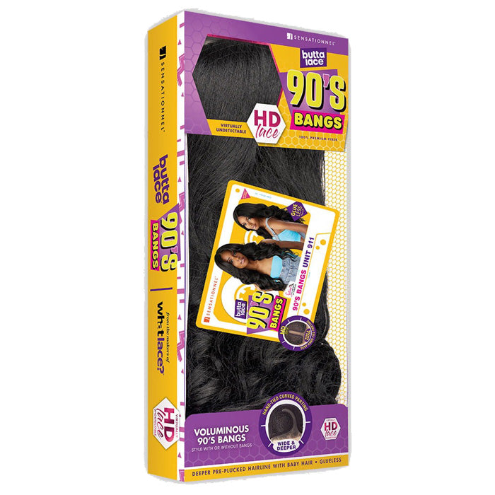 Sensationnel Butta Lace 90's Bangs Glueless HD Lace Front Wig - 90's BANGS UNIT 911