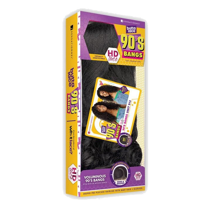 Sensationnel Butta Lace 90's Bangs Glueless HD Lace Front Wig - 90's BANGS UNIT 913