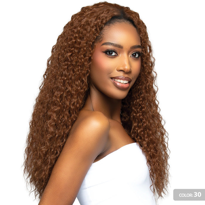 Bobbi Boss Miss Origin Human Hair Blend Full Cap Wig - MOGFC028 - BEACH CURL 24