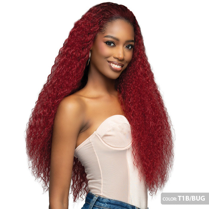 Bobbi Boss Miss Origin Human Hair Blend Full Cap Wig - MOGFC029 - BEACH CURL 28