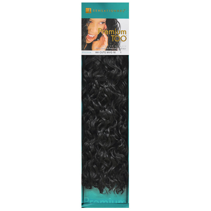 Premium Too by Sensationnel Human Hair Blend Weave - HH CUTE WVG 12/14"