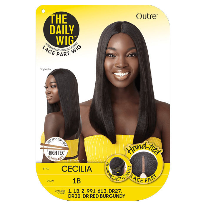 Outre Synthetic Lace Part Daily Wig - CECILIA