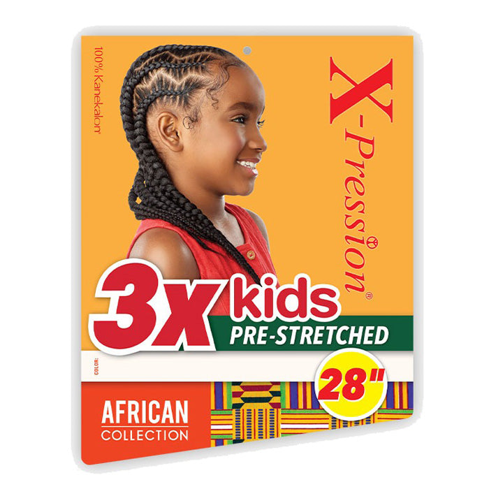 Sensationnel X Pression Braids - 3X KIDS PRE-STRETCHED 28"