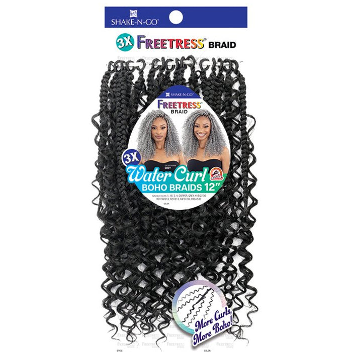Freetress Pre-Looped Crochet Braid - 3X WATER CURL BOHO BRAIDS 12"