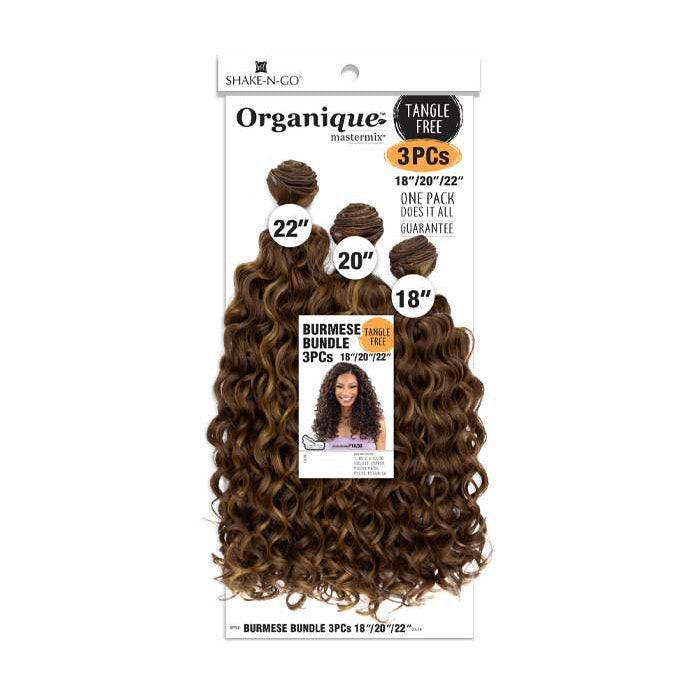 Shake N Go Organique Weave - BURMESE BUNDLE 3 Pcs 18"/20"/22"