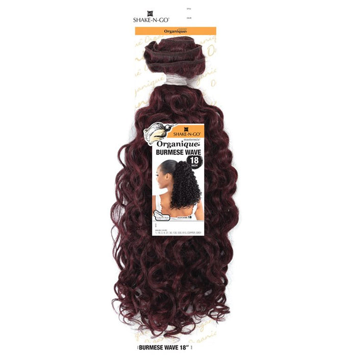 Shake-N-Go Organique MasterMix Weave - BURMESE WAVE 18"