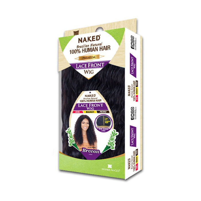 Shake N Go Naked Brazilian Human Hair Lace Front Wig - BREEON