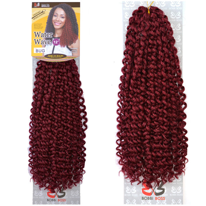 Bobbi Boss African Roots Crochet Braid - WATER WAVE 12"
