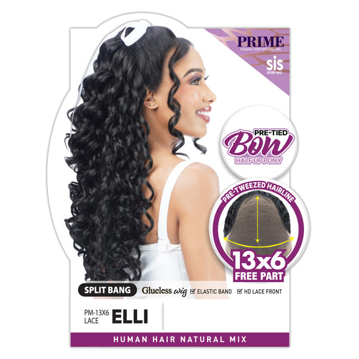 Prime By Zury Sis Human Hair Blend Glueless 13x6 HD Lace Front Wig - ELLI