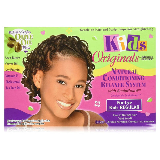 Africa's Best KIDS ORGANICS No-Lye Conditioning Relaxer System Kit (Regular/Coarse)