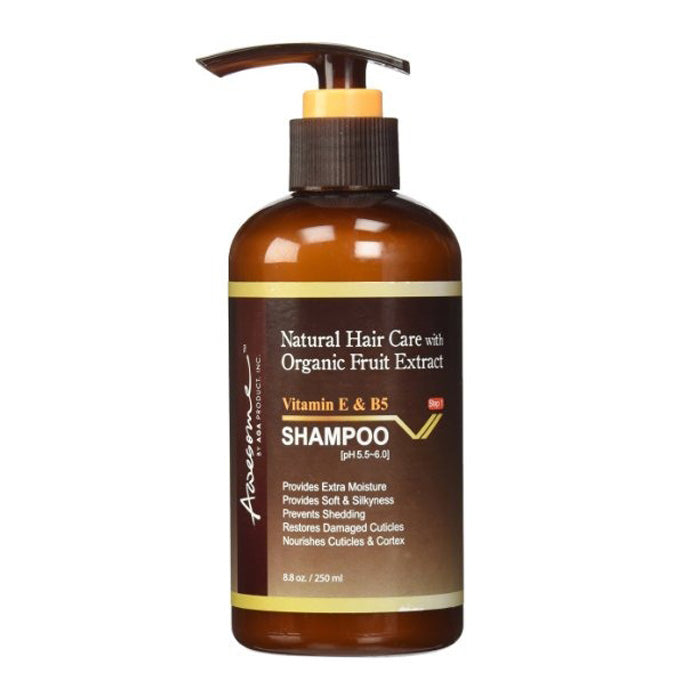 Awesome Natural Hair Care Shampoo - ORGANIC FRUIT EXTRACT 8.8 oz
