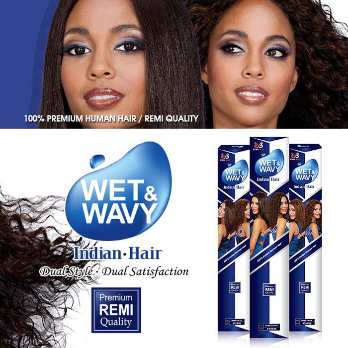 Bobbi Boss Indian Wet & Wavy Human Hair Weave TENDER CURL 10" - 14"