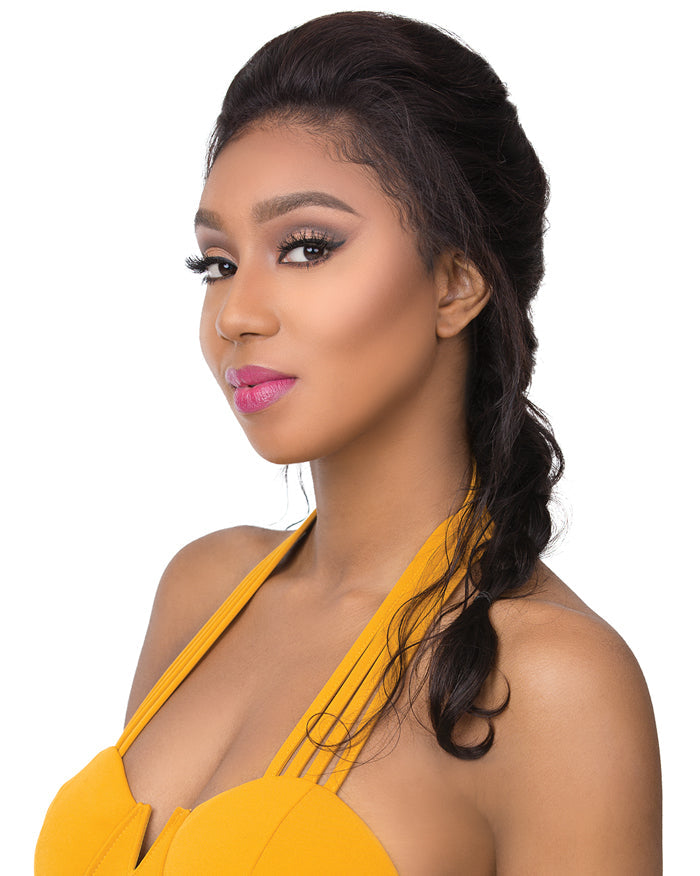 Sensationnel Bare & Natural 100% Brazilian Virgin Remi Full Hand-Tied Swiss Lace Wig BODY WAVE 22 Inch