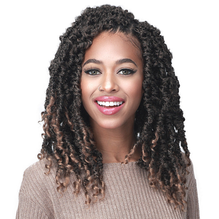 Bobbi Boss Pre-Looped Crochet Braids - 2X BUTTERFLY LOCS CURLY TIP 12"