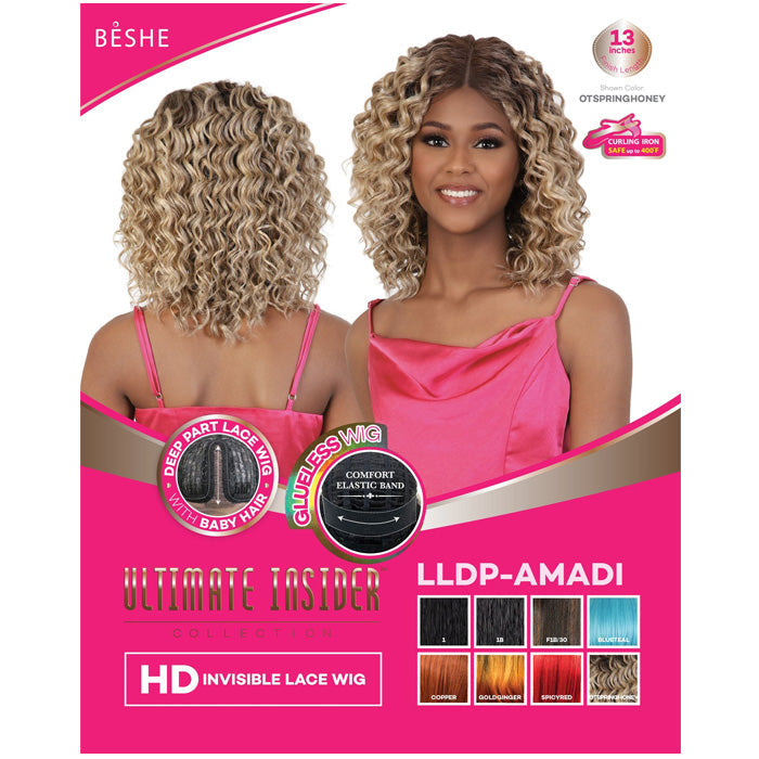Beshe Ultimate Insider Glueless HD Deep Lace Part Wig - LLDP-AMADI