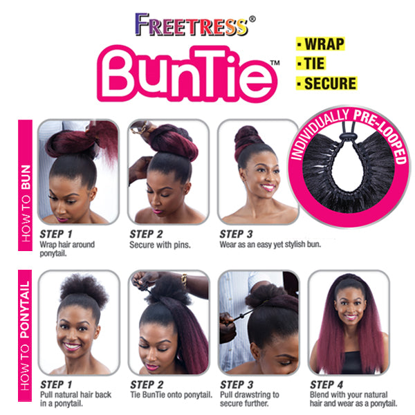 Freetress BunTie Ponytail JAMAICA TIE