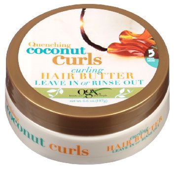 Organix Quenching Coconut Curls Curling Hair Butter 6.6 oz