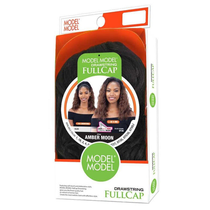Model Model Drawstring Full Cap Synthetic Half Wig - AMBER MOON