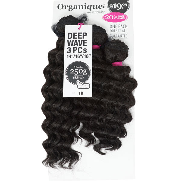 Shake-N-Go Organique Mastermix Weave - DEEP WAVE 3PCS (14/16/18 Inch)