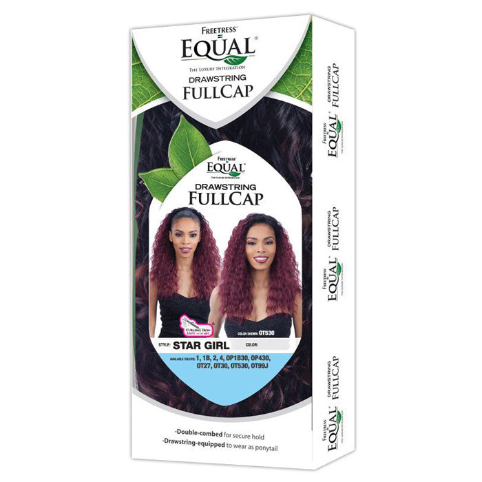 Freetress Equal Drawstring Fullcap Half Wig - STAR GIRL
