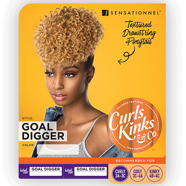 Sensationnel Curls Kinks & CO Drawstring Instant Pony - GOAL DIGGER