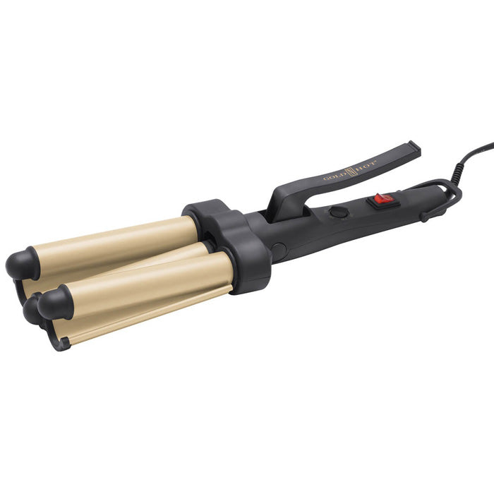 GOLD 'N HOT Jumbo Ceramic Triple Barrel Waver