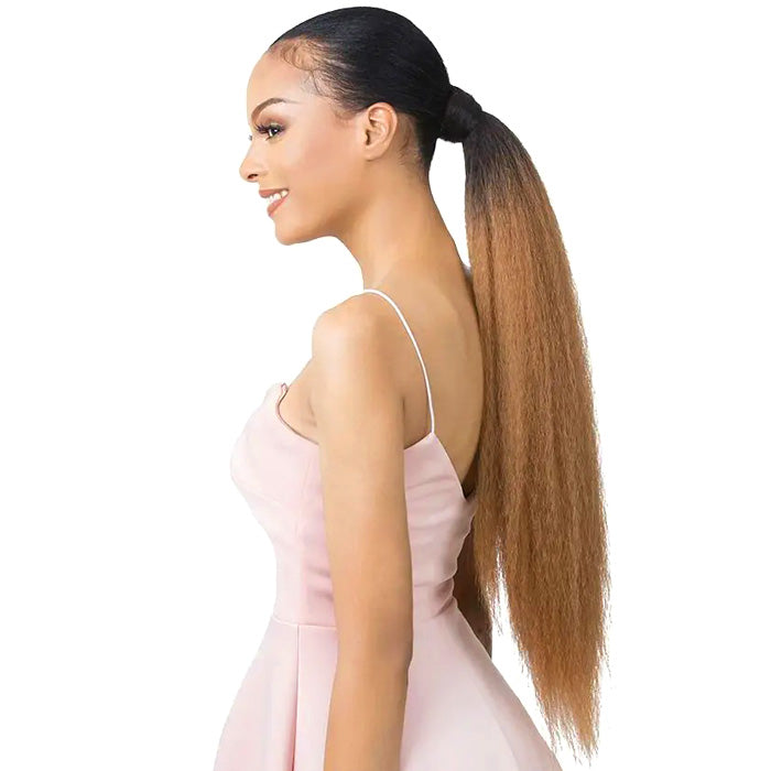 Goldntree Wrap Ponytail - KINKY STRAIGHT 26"