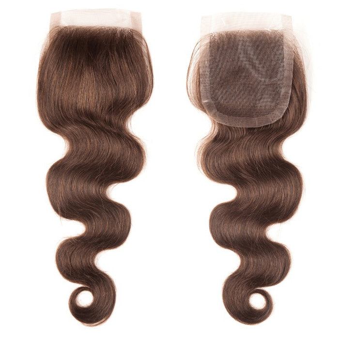 Black Diamond 100% Remi Human Hair Mono Top Closure - WAVY 12"