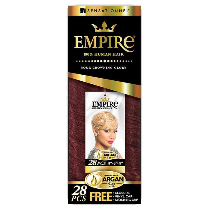 Sensationnel Empire 100% Human Hair Weave - 28 PCS
