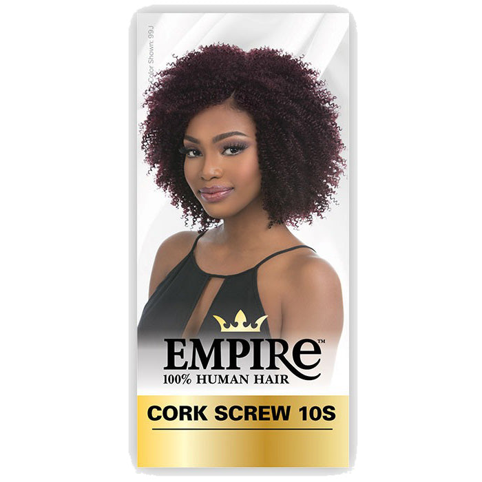 Sensationnel Empire 100% Human Hair Weave - CORK SCREW 10S 3 PCS
