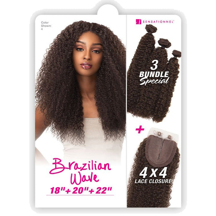 Sensationnel Premium Too Boutique Bundles BOUTIQUE BRAZILIAN WAVE 18-22 Inch (1 Pack Complete)