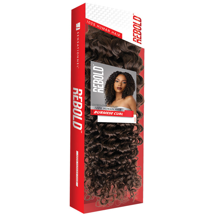 Sensationnel Rebold 100% Human Hair Weaves - BURMESE CURL (10/12/14/16/18)