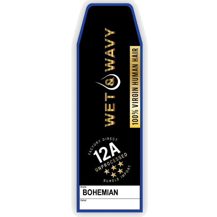 Sensationnel 12A Unprocessed 100% Virgin Human Hair Wet & Wavy Weave - BOHEMIAN 10"-18"
