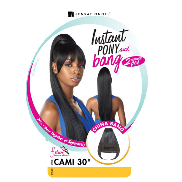 Sensationnel Instant Pony and Bang - CAMI 30" 2PCS - China Bang