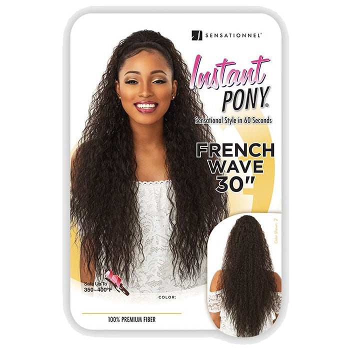 Sensationnel Instant Pony - FRENCH WAVE 30"