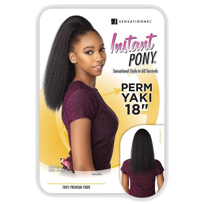 Sensationnel Instant Pony Drawstring Ponytail - PERM YAKI 18"
