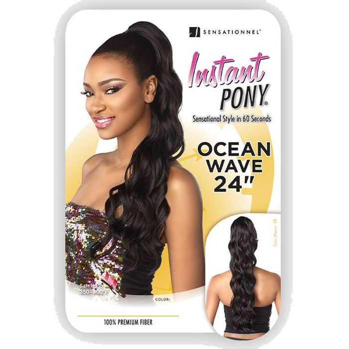Sensationnel Instant Pony Drawstring Ponytail - OCEAN WAVE (18-24 Inch)