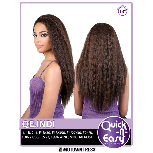 Motown Tress Quick N Easy Half Wig - QE INDI