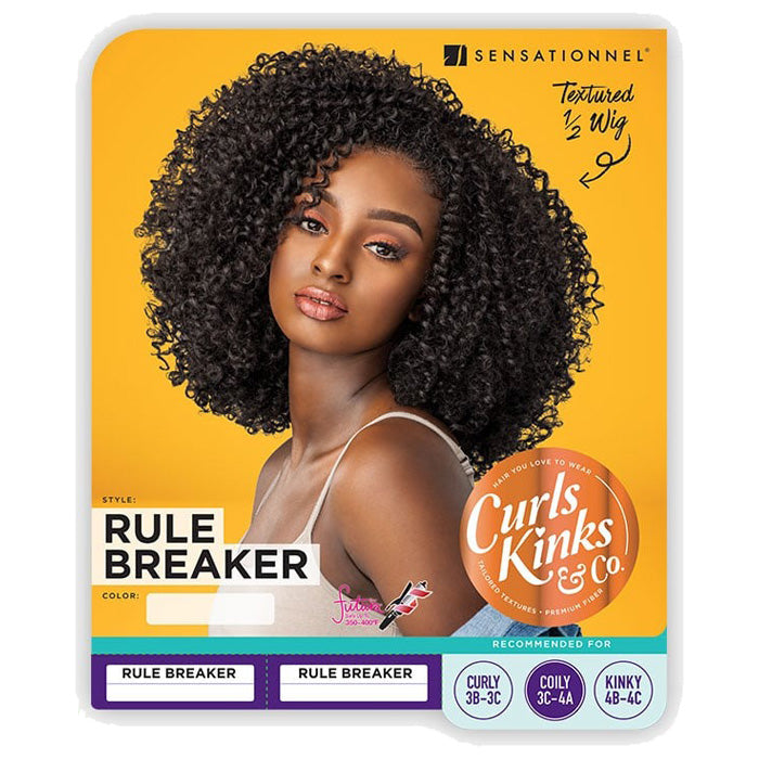 Sensationnel Instant Weave Curls Kinks & Co Half Wig - RULE BREAKER