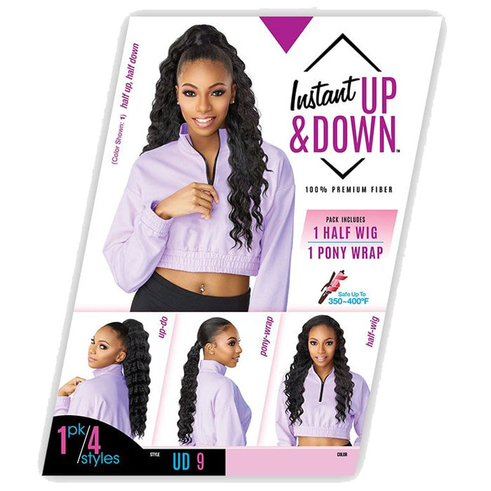 Sensationnel Instant Up & Down Pony Wrap Half Wig - UD 9