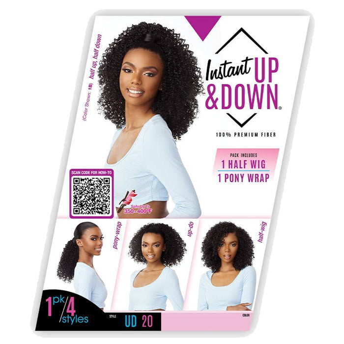 Sensationnel Instant Up & Down Half Wig - UD 20
