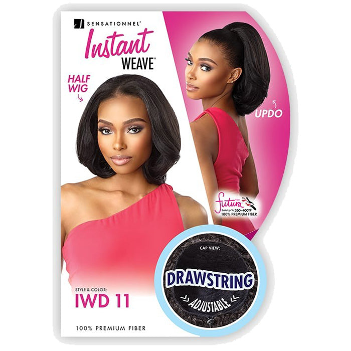 Sensationnel Instant Weave Drawstring Cap Half Wig - IWD 11